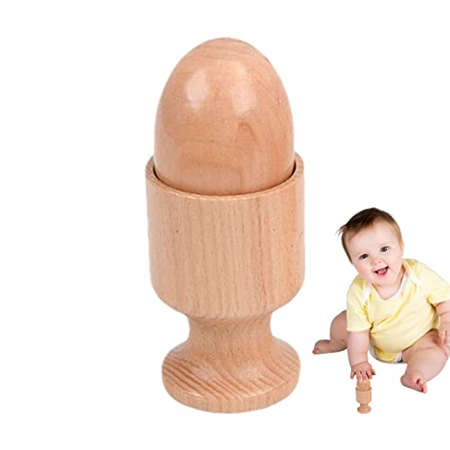 Rassel aus Holz | Smooth Baby Grip Toy sensorisches Spielzeug aus Holz für Kleinkinder – Entwicklungsspielzeug für Kleinkinder für 0 bis 3 Kleinkinder, natürliches Greifen der Finger Rassel aus Holz | Smooth Baby Grip Toy sensorisches Spielzeug aus Holz für Kleinkinder – Entwicklungsspielzeug für Kleinkinder für 0 bis 3 Kleinkinder, natürliches Greifen der Finger von Generic