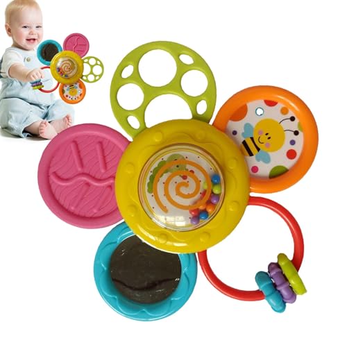 Rasselspielzeug, leicht zu greifen, weiches Rasselspielzeug, greifen und schütteln Sie die Rassel | sensorisches Rasselspielzeug für die Entwicklung, Musikspielzeug und Rassel für lustige Musikrührer Rasselspielzeug, leicht zu greifen, weiches Rasselspielzeug, greifen und schütteln Sie die Rassel | sensorisches Rasselspielzeug für die Entwicklung, Musikspielzeug und Rassel für lustige Musikrührer von Generic