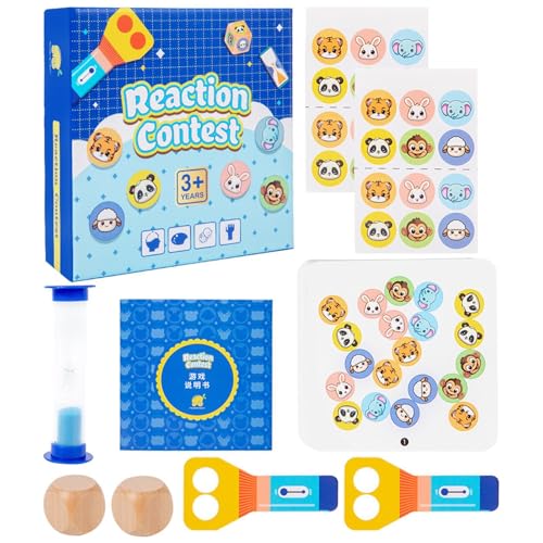 Reaktionsspiel für Kinder, Reaktionszeitspiel, Familienspiele, sensorisches Spielzeug, pädagogisches Spielzeug, interaktives Musterkombinationsspiel für und Mädchen Reaktionsspiel für Kinder, Reaktionszeitspiel, Familienspiele, sensorisches Spielzeug, pädagogisches Spielzeug, interaktives Musterkombinationsspiel für und Mädchen von Generic
