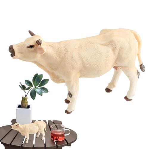 Real Cow Figure Modelle – Ranch Tierfigur, Sammelfigur, Lernspielzeug für Miniatur-Kuh-Objekte – Frivihe Cow, Charoley Cow, Dekoration für den Garten, Geburtstag, Geschenk, Kuchendekoration Real Cow Figure Modelle – Ranch Tierfigur, Sammelfigur, Lernspielzeug für Miniatur-Kuh-Objekte – Frivihe Cow, Charoley Cow, Dekoration für den Garten, Geburtstag, Geschenk, Kuchendekoration von Generic