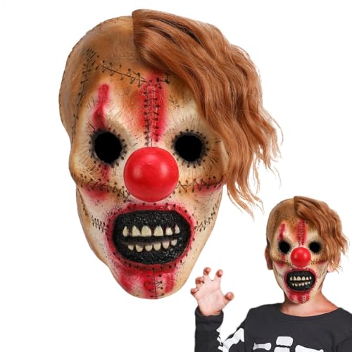 Realistische Halloween-Gesichtsabdeckung für Erwachsene - Beste Halloween-Gesichtsbedeckung für den Urlaub | Halloween-Gesichtsabdeckung mit atmungsaktivem Material, Abdeckung für die Realistische Halloween-Gesichtsabdeckung für Erwachsene - Beste Halloween-Gesichtsbedeckung für den Urlaub | Halloween-Gesichtsabdeckung mit atmungsaktivem Material, Abdeckung für die von Generic