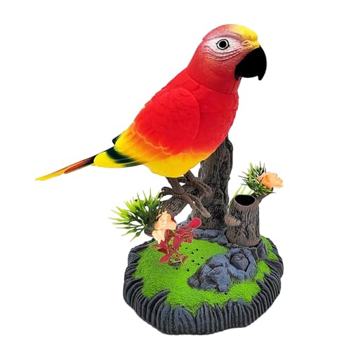 Realistische Vögel Spielzeug - Sound aktiviertes Chirping -Vogelspielzeug für Kinder und Erwachsene, lustige elektronische Vogelreplik | Desktop sprechend Haustier, Heimspiel -, Gesangsspielzeug Realistische Vögel Spielzeug - Sound aktiviertes Chirping -Vogelspielzeug für Kinder und Erwachsene, lustige elektronische Vogelreplik | Desktop sprechend Haustier, Heimspiel -, Gesangsspielzeug von Generic
