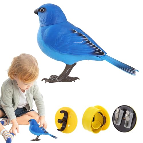 Realistische Vögel – elektrisches interaktives Spielzeug | Licht- und Geräuschgesteuerter Vogel | 13,5 x 9 cm, realistische Vögel machen Geräusche, Baumschmuck für Haus und Garten, Zubehör Realistische Vögel – elektrisches interaktives Spielzeug | Licht- und Geräuschgesteuerter Vogel | 13,5 x 9 cm, realistische Vögel machen Geräusche, Baumschmuck für Haus und Garten, Zubehör von Generic