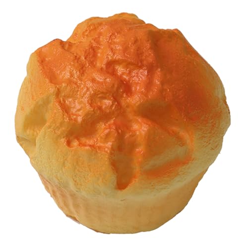 Realistisches Brotspielzeug, weiches PU-Material, Stress, Neuheit, lustiger Simulationsschaum, für Kinder, Erwachsene, Zuhause, Verspieltes Design Vzm408 (Yellow1, 8X8cm) von Generic