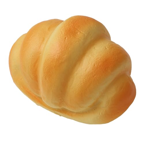 Realistisches Brotspielzeug, weiches PU-Material, Stress, Neuheit, lustiger Simulationsschaum, für Kinder, Erwachsene, Zuhause, Verspieltes Design Vzm408 (Yellow4, 7X9cm) von Generic