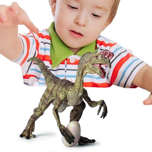 Realistisches Oviraptor -Figur - Dinosaurierspielzeugmodell, handgemalte detailliertes Design, langlebige Oviraptorosaurier, sammelbare, pädagogische Lernen Replik | -Figur für Kinder Tier von Generic