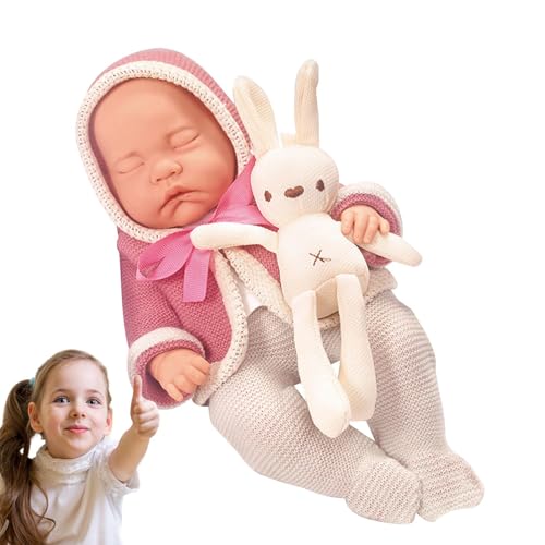 Realistisches Reborn-Puppen-Spielzeug, realistische Puppe für kleine Puppen, weich und bequem für Kindertag, Geburtstag und Weihnachten von Generic