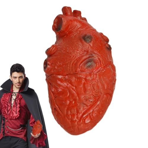 Realistisches menschliches Herz, Spooky Halloween Props Beating Heart, gefälschtes Herz, Spukhaus-Dekoration, Party-Dekoration, Halloween, Heimdekoration Realistisches menschliches Herz, Spooky Halloween Props Beating Heart, gefälschtes Herz, Spukhaus-Dekoration, Party-Dekoration, Halloween, Heimdekoration von Generic