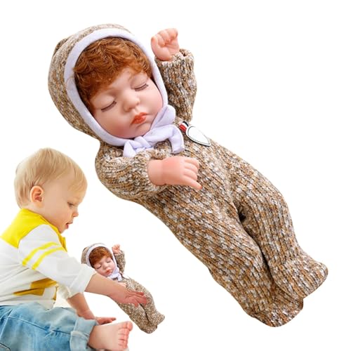 Rebirth Puppe, schlafende Reborn-Puppe, realistische Reborn-Puppe, schlafende Puppe, Simulationspuppe, schlafende Puppe, Silikon, handgefertigt für Kinder Rebirth Puppe, schlafende Reborn-Puppe, realistische Reborn-Puppe, schlafende Puppe, Simulationspuppe, schlafende Puppe, Silikon, handgefertigt für Kinder von Generic
