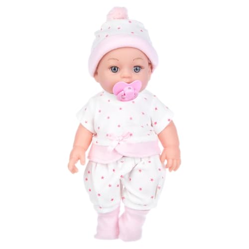 Reborn-Baby-Puppen aus Silikon, realistische Kinderpuppe mit 30,5 cm (12 Zoll), Spielzeug für Kinder, Geburtstagsgeschenke für und Mädchen, Sammelpuppe mit D von Generic