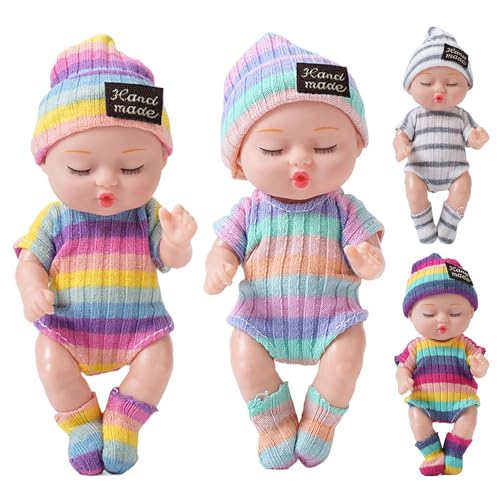 Reborn-Puppen-Set – realistische 4-teilige gefälschte Babypuppe, lebensechte Babypuppen für Kinder | Familie Freunde Geburtstag Urlaub Geschenke, Home Decor Spielzeit Zubehör gefälschte Babys Puppe Ge Reborn-Puppen-Set – realistische 4-teilige gefälschte Babypuppe, lebensechte Babypuppen für Kinder | Familie Freunde Geburtstag Urlaub Geschenke, Home Decor Spielzeit Zubehör gefälschte Babys Puppe Ge von Generic