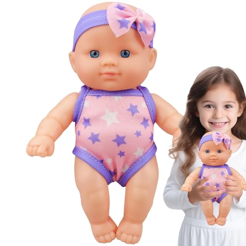 Reborn Puppen für Kinder, lebensechte Puppen,Lebensechte Ganzkörperpuppen Weiche Puppe für echte Kinder | Kreative Realistische Puppe für Kinder, elastische Positionierpuppe für die von Generic