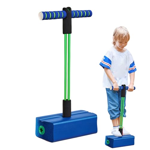 Rebounding Sticks, Hüpfende Stick Für Kinder - Leichter Schaumsprungstock Mit Seinem Knarrenden Sprungspielzeug Für Kleinkind Mit Einfachem Sockel, Interagieren Sie Den Balance -Ausrüstungsgerät von Generic