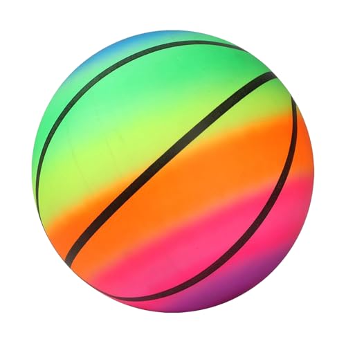 Regenbogenball,Regenbogen-Hüpfball | Aufblasbares Ballspielzeug - Aufblasbarer Strandball, bunter Ball, Schwimmbad-Party, Wasserspiel, Strandsportball, lustiges Spielzeug für Kinder Regenbogenball,Regenbogen-Hüpfball | Aufblasbares Ballspielzeug - Aufblasbarer Strandball, bunter Ball, Schwimmbad-Party, Wasserspiel, Strandsportball, lustiges Spielzeug für Kinder von Generic