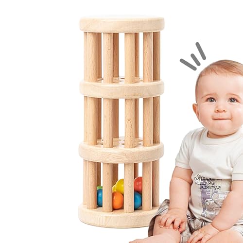 Regenstab aus Holz – Regenrettspielzeug, Soundröhre für Kinder – sensorisches Spielzeug für frühzeitige Erziehung für das Erwachen mit Geräuschen, Lernhilfen für den Kindergarten Regenstab aus Holz – Regenrettspielzeug, Soundröhre für Kinder – sensorisches Spielzeug für frühzeitige Erziehung für das Erwachen mit Geräuschen, Lernhilfen für den Kindergarten von Generic