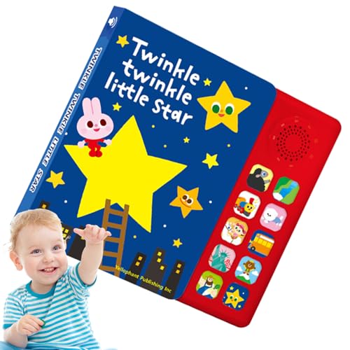 Reimbuch, Sprachbuch für Kinder | Educational Music Toy - Früherziehung von Kinderspielzeug Englische Aufklärung, 10 Kindergartenreime Reimbuch, Sprachbuch für Kinder | Educational Music Toy - Früherziehung von Kinderspielzeug Englische Aufklärung, 10 Kindergartenreime von Generic