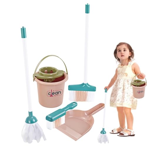 Reinigungs- und Besenset für - Reinigungsset für - Hausreinigungsspielset - Besen und Reinigungsset für COM Reinigungswagen Reinigungs- und Besenset für - Reinigungsset für - Hausreinigungsspielset - Besen und Reinigungsset für COM Reinigungswagen von Generic