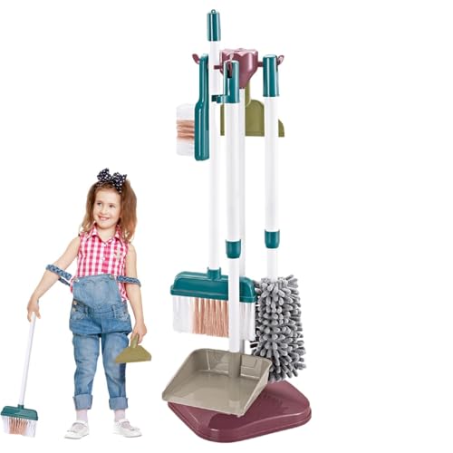 Reinigungsspielzeug für Kleinkinder | Sicheres Kinder Pretend Play Kit Reinigung Spielzeug | Reinigungsspielzeug für Kleinkinder, flexibel, flexibel und multifunktional, Besen & Fr Set Reinigungsspielzeug für Kleinkinder | Sicheres Kinder Pretend Play Kit Reinigung Spielzeug | Reinigungsspielzeug für Kleinkinder, flexibel, flexibel und multifunktional, Besen & Fr Set von Generic