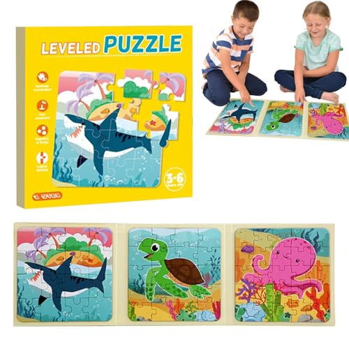 Reisepuzzle, Magnetpuzzle - Lernpuzzle für das Lernen | Spielzeug für Aktivitäten im Auto, Puzzle-Spielzeug, Kindergarten, tragbares Spiel für Reisen auf der Straße von Generic