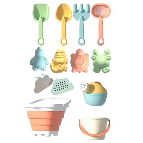 Reisesandspielzeug - Outdoor -Spielset, tragbarer Sandeimer und Schaufel -Set | Kinder interaktive Zubehör -Tools mit Eimer, Schaufeln für Rasen, Camping -Schwimmbad oder drinnen Reisesandspielzeug - Outdoor -Spielset, tragbarer Sandeimer und Schaufel -Set | Kinder interaktive Zubehör -Tools mit Eimer, Schaufeln für Rasen, Camping -Schwimmbad oder drinnen von Generic