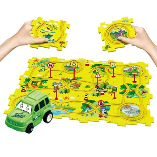 Rennstrecken-Spielzeug für Kinder – Lustiges Spielzeug zum Bau von Eisenbahnautos, Montage von Elektrofahrzeug-Spielzeugen | Lernspielzeug für kritisches Denken, Autobahnen Rennstrecken-Spielzeug für Kinder – Lustiges Spielzeug zum Bau von Eisenbahnautos, Montage von Elektrofahrzeug-Spielzeugen | Lernspielzeug für kritisches Denken, Autobahnen von Generic