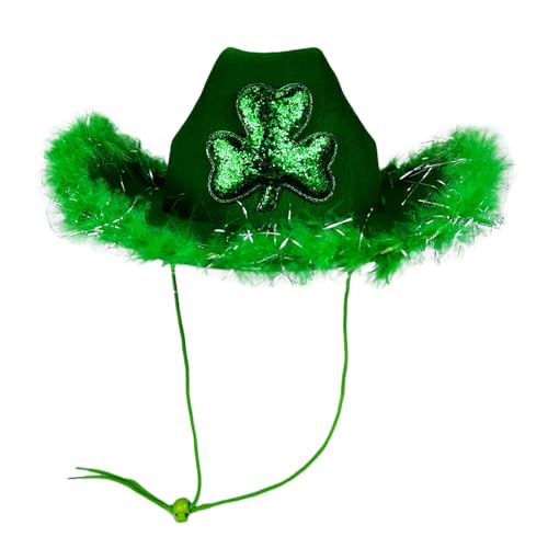 Requisiten für Partys zum St. Patrick's Day – Grüner Wickel-Anglerhut im irischen Stil mit Pailletten Kleidung Eimer Hut Schwarz Requisiten für Partys zum St. Patrick's Day – Grüner Wickel-Anglerhut im irischen Stil mit Pailletten Kleidung Eimer Hut Schwarz von Generic