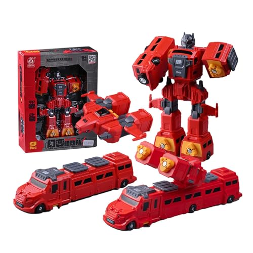 Roboter-Auto-Spielzeug, umwandelbar – Transformator-Puzzle-Spielzeug, magnetisches Spielzeug, STEM, Lernfahrzeuge, Baufahrzeuge von Robotern, Jou von Generic