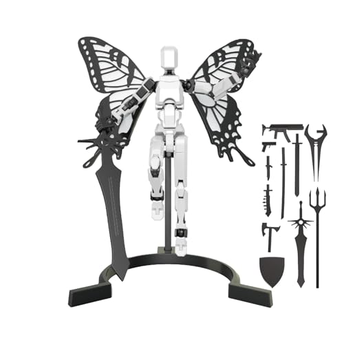 Roboterspielzeug - 13 Actionfiguren mit Zubehör, Gelenkfiguren Handpuppen | Lucky Roboter Figuren, 13 bewegliche Actionfiguren, Roboterspielzeug für Spieleliebhaber, 6, Roboterspielzeug - 13 Actionfiguren mit Zubehör, Gelenkfiguren Handpuppen | Lucky Roboter Figuren, 13 bewegliche Actionfiguren, Roboterspielzeug für Spieleliebhaber, 6, von Generic