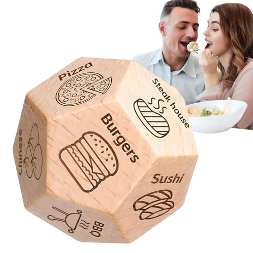 Roll The Dice Food Choice, Würfel für Lebensmittel, Valentinstag, Geburtstag, Termine für Paare (12 Grillnahrung) von Generic