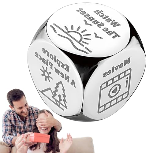 Roll The Dice Lebensmittelauswahl, Lebensmittel-Würfel, Valentinstagsgeschenke, Jahrestagsgeschenk, Date-Nacht-Geschenk für Paare (Reise) von Generic