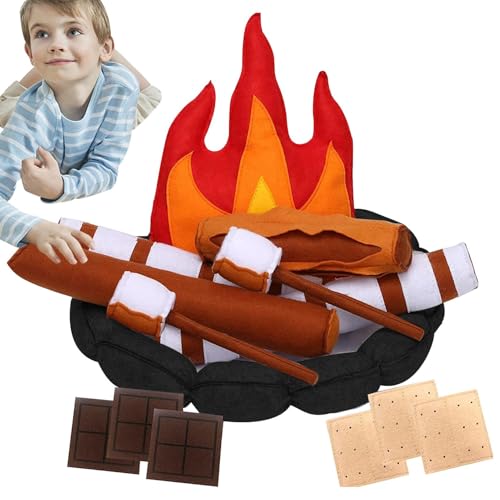 Rollenspiel-Lagerfeuer-Set - 15-teiliges Spielzeug-Lagerfeuer-Set für Kinder Interaktives Lagerfeuer-Spielzeug für und Mädchen, Perfektes Zubehör für fantasievolle Rollenspiele und Rollenspiel-Lagerfeuer-Set - 15-teiliges Spielzeug-Lagerfeuer-Set für Kinder Interaktives Lagerfeuer-Spielzeug für und Mädchen, Perfektes Zubehör für fantasievolle Rollenspiele und von Generic