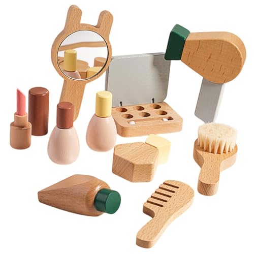 Rollenspiel Set, Spielzeug, Baby Spielzeug Set, Pädagogisches Spielbesteck, Teller Set, Holz Make Up Sets, Teeparty Set, Spielzeug für Kinder, Kinder, Schminkset Rollenspiel Set, Spielzeug, Baby Spielzeug Set, Pädagogisches Spielbesteck, Teller Set, Holz Make Up Sets, Teeparty Set, Spielzeug für Kinder, Kinder, Schminkset von Generic