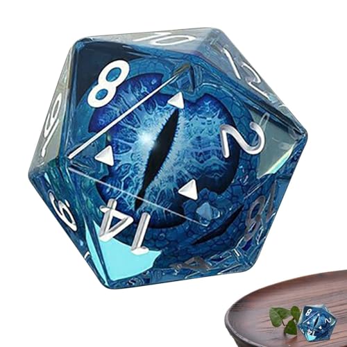 Rollenspiel Würfel - Harzspiel Würfel, Polyederset | Komplette Double Colors RPG Set, Shiny Eyes für Brettspiele Tabletop Adventures Collectors Player -Enthusiasten von Generic