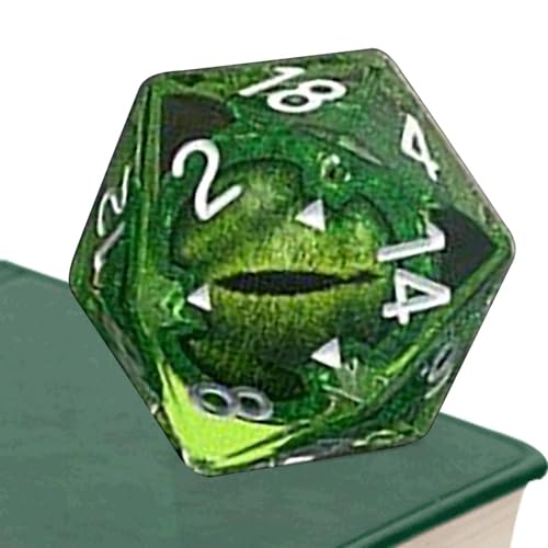 Rollenspiel Würfel - Harzspiel Würfel, Polyederset | Komplette Double Colors RPG Set, Shiny Eyes für Brettspiele Tabletop Adventures Collectors Player -Enthusiasten von Generic