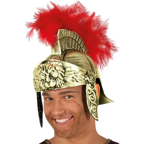 Roman Helmets Erwachsene - -Helm aus Kunststoff, Vintage-Soldaten-Kopfbedeckung | Mittelalterlicher Alter Helm, Spartaner-Hut, langlebiger Soldatenhelm, römischer Kriegerhelm für Erwachsene Roman Helmets Erwachsene - -Helm aus Kunststoff, Vintage-Soldaten-Kopfbedeckung | Mittelalterlicher Alter Helm, Spartaner-Hut, langlebiger Soldatenhelm, römischer Kriegerhelm für Erwachsene von Generic