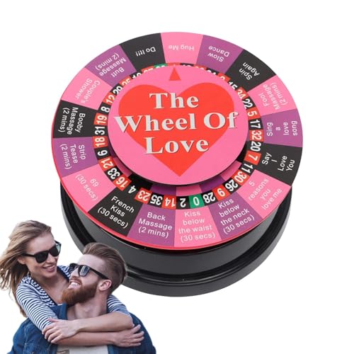 Roulette-Rad Spielzeug - Batteriebetriebenes Spielzeug-Rad, Fidget Spiel | Roulette-Rad Für Erwachsene, Das Liebesrad, Gesellschaftsspiel, Alkoholisches Gesellschaftsspiel, Brettspiel von Generic