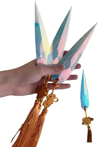 Rumi's Sword for Kpop Demon-Hun ters Waffen, Mira Cosplay Spiel Waffe Prop Schwert und Halloween-Kostüm-Accessoire, Anime-Sammlerstück, Kpop Demon Hunters Cosplay Fantasy-Waffe (3 Messer) von Generic