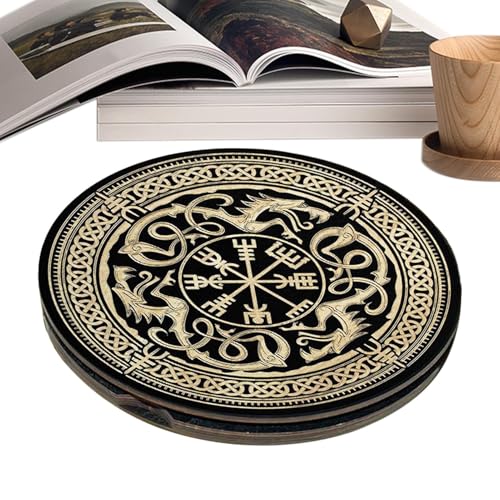 Runen-Set aus Holz – Spirituelle Runen, Meditationswerkzeuge aus Holz, tragbar, mit magnetischem Gehäuse, für Wahrsagen, Dekoration, Männer und Frauen Runen-Set aus Holz – Spirituelle Runen, Meditationswerkzeuge aus Holz, tragbar, mit magnetischem Gehäuse, für Wahrsagen, Dekoration, Männer und Frauen von Generic