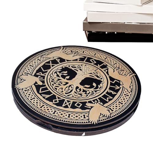 Runenspiel aus Holz | Runen der Weissagung für die Dekoration, tragbar, aus Holz für Meditation, mit Magnetbox, für Frauen und Männer, Paganismus und spirituelle Rituale der Weissagung Runenspiel aus Holz | Runen der Weissagung für die Dekoration, tragbar, aus Holz für Meditation, mit Magnetbox, für Frauen und Männer, Paganismus und spirituelle Rituale der Weissagung von Generic