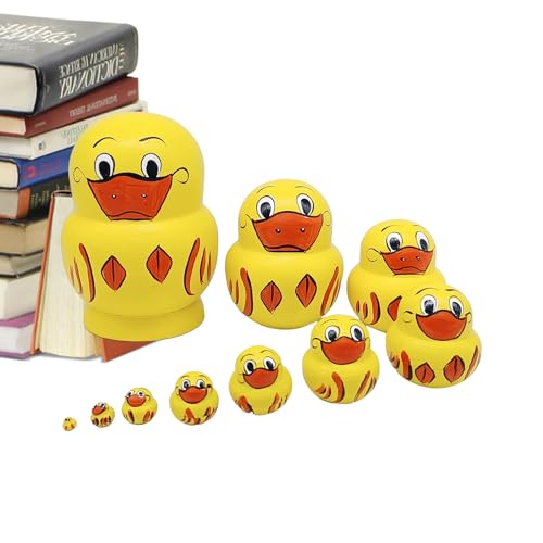 Russische Puppenspielzeugspielzeug Dieses Nestes, Spielzeug für russische Puppen, die von 10 Stücken stapeln - russische stapelbare Spielzeug, Tischverzierungen, lustige Kinderspielzeuge Russische Puppenspielzeugspielzeug Dieses Nestes, Spielzeug für russische Puppen, die von 10 Stücken stapeln - russische stapelbare Spielzeug, Tischverzierungen, lustige Kinderspielzeuge von Generic