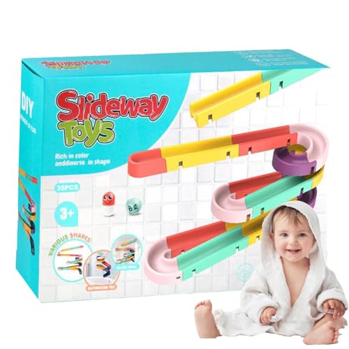 Rutschbadespielzeug - Rutschbahn-Badespielzeug,Kreatives Duschspielzeug,Kinder-Duschspielzeug, Wandbadewannen-Rutschspielzeug, Lustiges Pädagogisches Interaktives Kinderspielzeug Für Spaß Zu Hause Rutschbadespielzeug - Rutschbahn-Badespielzeug,Kreatives Duschspielzeug,Kinder-Duschspielzeug, Wandbadewannen-Rutschspielzeug, Lustiges Pädagogisches Interaktives Kinderspielzeug Für Spaß Zu Hause von Generic