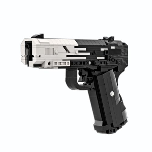 SAYN Technik Gewehr Bausteine Bausatz, 430 Klemmbausteine Technik M1911 Gewehr Modell mit Schussfunktion, Kompatibel mit Lego von Generic