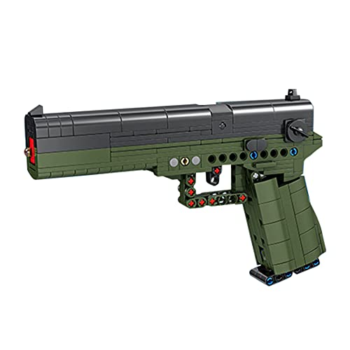 SAYN Technik Gewehr mit Schussfunktion, 333 Teile G18 Gewehr Pistole Modell mit Kugel, MOC Kompatibel mit Lego Gewehr von Generic