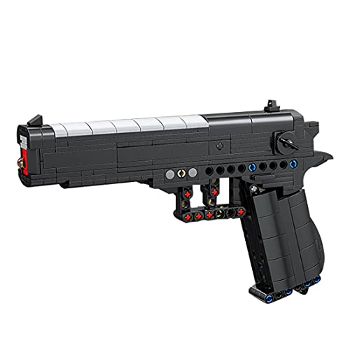 SAYN Technik Gewehr mit Schussfunktion, 360+ Teile Desert Eagle Gewehr Pistole Modell mit Kugel, MOC Kompatibel mit Lego Gewehr (B92 Gewehr) von Generic