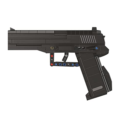 SAYN Technik Gewehr mit Schussfunktion, 360+ Teile Desert Eagle Gewehr Pistole Modell mit Kugel, MOC Kompatibel mit Lego Gewehr (USP Gewehr) von Generic