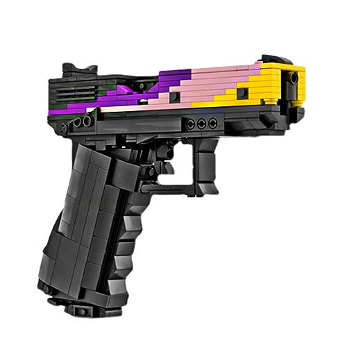 SAYN Technik Gewehr mit Schussfunktion, 400+ Teile G17 Gewehr Pistole Gun Modell mit Kugel, MOC Kompatibel mit Lego Gewehr von Generic