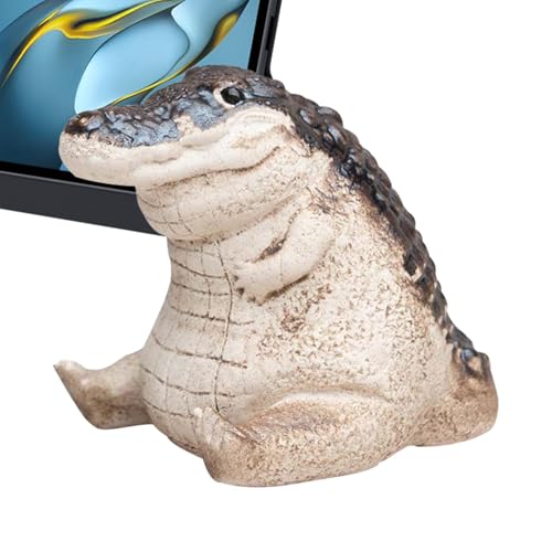 Safari Tierfiguren - Alligator-Figur, Desktop-Ornament-Statue, Tierfiguren aus Harz für Terrasse, Balkon oder Garten Dekoration Safari Tierfiguren - Alligator-Figur, Desktop-Ornament-Statue, Tierfiguren aus Harz für Terrasse, Balkon oder Garten Dekoration von Generic