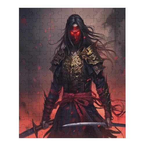 Samurai Warrior - 1000 Teile Puzzle – - Hochauflösendes - Gelegenheitsspiel – 1000 Teile Holzpuzzle 70 von Generic