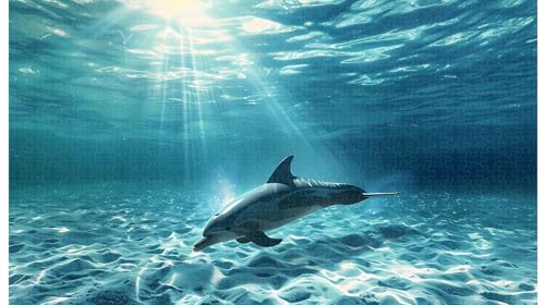 Sandkräuselungen und Delfin-Hydrodynamik: Ökologisches Verhalten, Holzpuzzle, 1000 Teile (A ; 1000 Piece) von Generic