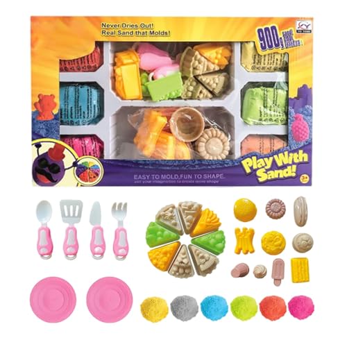 Sandspielzeug, sensorisches Sandspielzeug | Sandform-Set für den Innenbereich | sensorisches Spielzeug, Lernspiel, Sandkunst-Set für Kleinkinder Sandspielzeug, sensorisches Sandspielzeug | Sandform-Set für den Innenbereich | sensorisches Spielzeug, Lernspiel, Sandkunst-Set für Kleinkinder von Generic